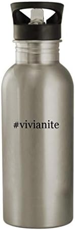 Подаръци Дрънкулки vivianite - Градинска Бутилка за Вода с Хэштегом от Неръждаема Стомана, 20 грама, Сребрист