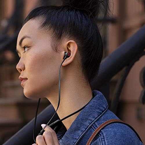 Безжични слушалки Beats Flex – Чип за слушалки Apple W1, Магнитни слушалки, Bluetooth клас 1, 12 часа слушане, вграден микрофон - черен
