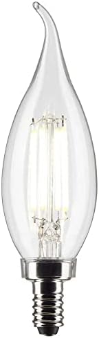 Satco S21299 /06 4-Ваттные led лампи E12, 5000 К, живот 15000 часа, С регулируема яркост, 6 бр.