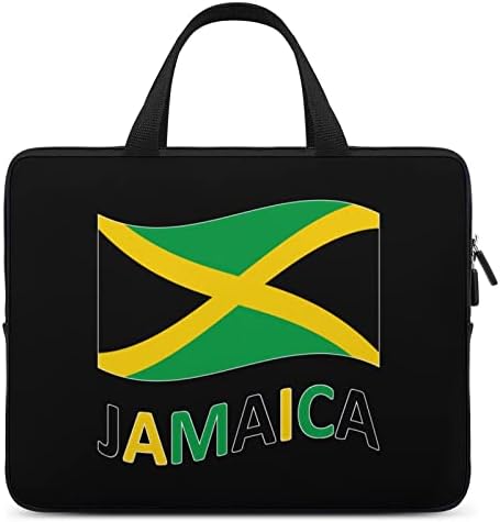 Ямайски Флаг Модерна Чанта За Лаптоп Водоустойчив Калъф За Носене на Компютъра Бизнес Портфейл за Жени, Мъже