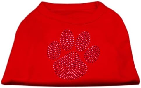 Лилава Тениска за кучета на Лапа Rhinestud Червен L (14)