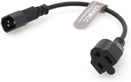 SZRMCC UPS PDU Сървър на електрическото оборудване IEC320 C14 за NEMA 5-15R удължителен кабел захранващия кабел 10A 250 (3 броя)