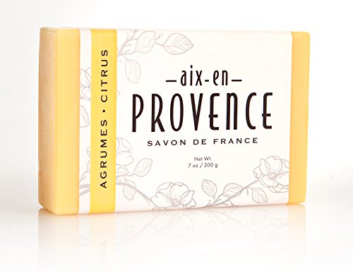 Френското ръчно изработени сапуни от Екс-ан-Прованс с масло от шеа Тройно, грис, 200 грама на сапун (5029)