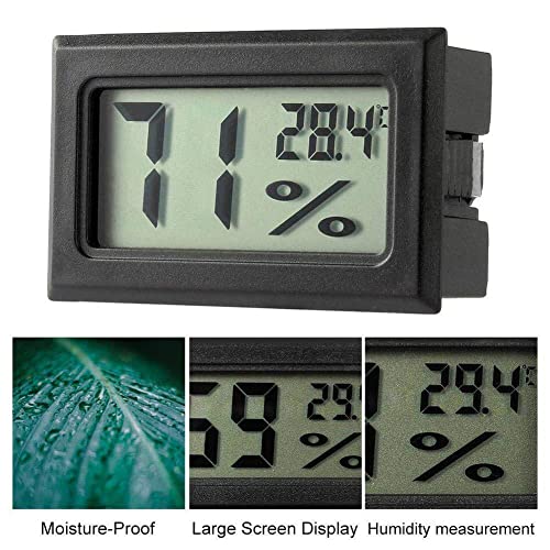 Електронен Измерител на Мини Цифров LCD Дисплей В Закрито Удобен Сензор за Температура и Влажност на въздуха Преносим Влагомер Измервателен