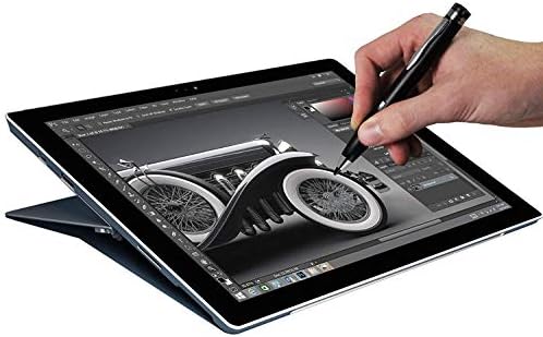 Активен цифров стилус Broonel Grey Fine Point, Съвместим с ультратонким лаптоп Dell XPS 13-9380 13,3