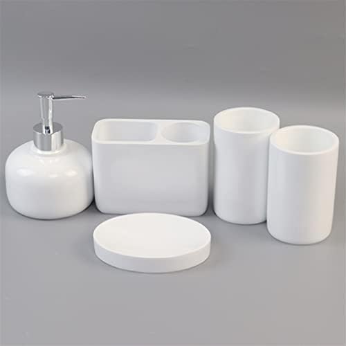 Набор от Тоалетни Принадлежности HOUKAI Nordic Wash Set За Баня Притежателя на Електрическа Четка за зъби Чаша Вода За Уста Баня