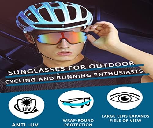 GALAXY Mountain Бейзбол, Колоездене, Риболов, Голф и Спортен Велосипед Мотоциклетни Очила - Защита от Uv С 3 Цветни Лещи