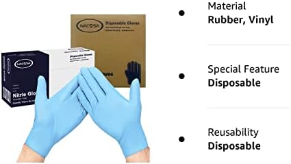 Нитриловые Ръкавици Ръкавици за Еднократна употреба Без латекс, Без Прах Медицинска Разглеждането Ръкавица
