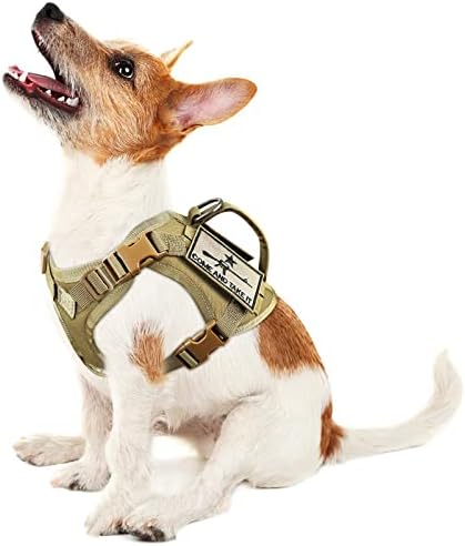 Тактическа Жилетка за малки Кученца, Регулируеми Военни Жилетки за Малки Кучета, Улични Спортни Колан за Кученца с Дръжка