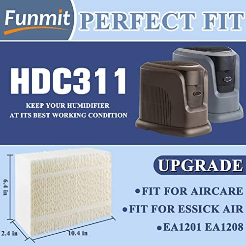 Подмяна на Фитильного филтър за Овлажнител HDC311 за Овлажнител Essick Air AIRCARE EA1201 EA1208, 3 опаковки