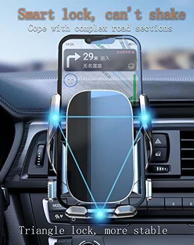 [Обновен] Кола за телефон FABEILAI, универсален държач за мобилен телефон с вентиляционным отвор за кола, [Защита от военен клас]