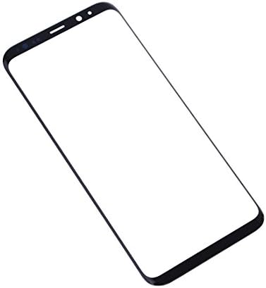 Ремонт на Резервни части Външен Стъклен обектив край на екрана, за Galaxy S8 + (Черен) резервни Части (Цвят: черен)