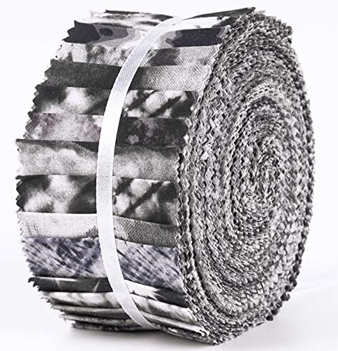Soimoi 40 бр. памучни предварително предназначени парчета плат с принтом под формата на боя за выстегивания, ленти за бродерия