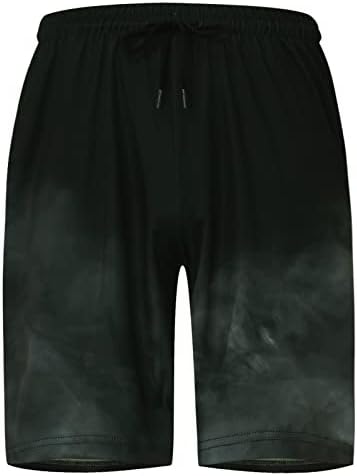 Мъжки къси Панталони TIMEMEANS, Ежедневни, Плажни Панталони с 3D Принтом на Черепа, Еластичен Колан, Празнични и Работни Панталони с Джобове