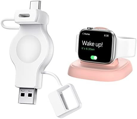 Ново Преносимо Зарядно за Apple Watch, Бързо Зареждане, Магнитно Безжично Зарядно за Apple Watch Серия 7 SE 6 5 4 3 2 1