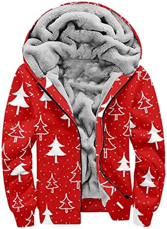 ADSSDQ Мъжки Есен палто, Сако Голям Размер, Мъжки Ежедневни Плажни Палто за почивка С дълги Ръкави, Топли Дебели Яке с цип с Графичен Дизайн, Капюшон14
