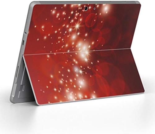 стикер igsticker за Microsoft Surface Go/Go 2, Ультратонкая Защитен Стикер за тялото, Скинове 000967, Червено Модел