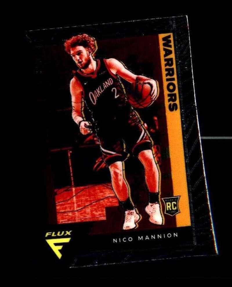 2020-21 Панини Флюс 223 Нико Маннион RC Нов Голдън Стейт Уориърс Баскетболно карта НБА