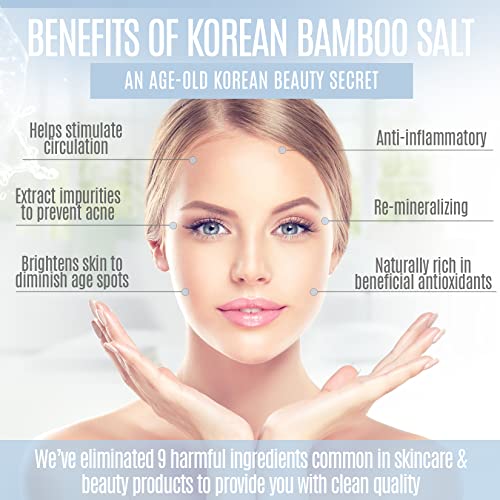 Лечебното Маска с морски Бамбукова сол | Хидратиращ Корейската Маска-лист за суха кожа, Успокояващ, Повышающая влажност Маска-лист за