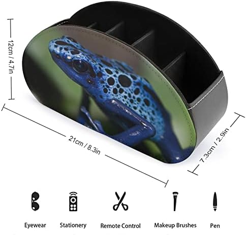 Камуфляжный Държач за дистанционното управление Blue жаби и стотици с 5 Отделения, Изкуствена Кожа, Многофункционална Кутия