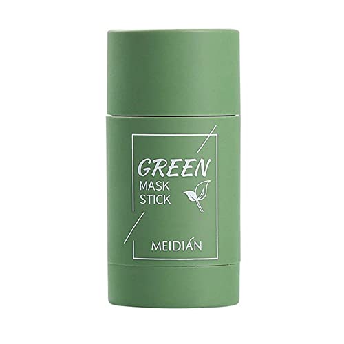Маска за лице-стик от зелен Чай Wutian За лице Почистваща Маска-Стик от зелен чай с глина За отстраняване на черни точки, Овлажнява кожата, Контролира съдържанието на м