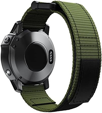 BNEGUV 22-26 мм Модерен каишка за часовник Forerunner 935 Quatix5 S60, найлонов ремък за китката за Garmin Fenix 5X5 Plus