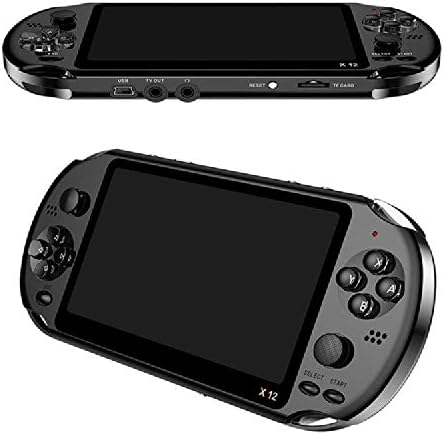 NC 5,1 Инча Обзавеждане за PSP X12 Двойна Джойстик Преносима Игрова Конзола MP5 Голям Екран Плейър Ностальгическая Arcade Черен