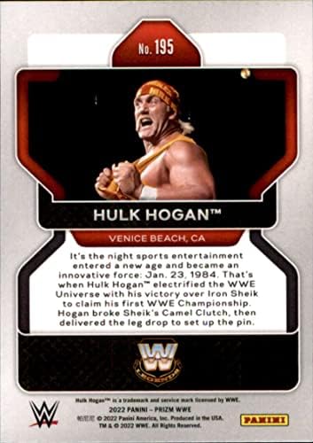 Търговска карта 2022 Панини Prizm WWE #195 Хълк Хоган Легенда Реслинга