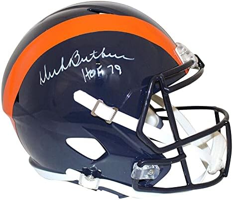Каска Dick Butkus с автограф Chicago Bears F/S 1936 Tribute Helmet HOF JSA 28633 - Каски NFL с автограф