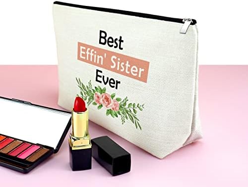 Подарък сестра си от козметични чанти за сестра Вдъхновяващи подарък за Сестра Косметичка Подаръци за приятелство най-Добрата Сестра Подаръци