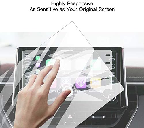 Защитни фолиа за екрана 2019 2020 2021 2022 Corolla Спортен Седан, Хетчбек, който има 8-инчов Навигационен Дисплей Закалено Стъкло Твърдост 9H СЪС Защита от Надраскване HD Прозра?