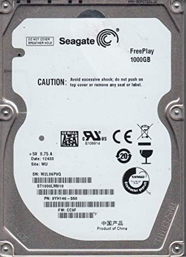 Твърд диск за лаптоп Seagate Фрийплей ST1000LM010 SATA 2.5 капацитет от 1 TB (certified възстановени)