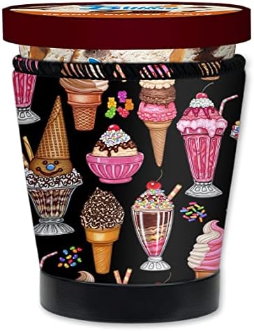 Mugzie - Сладолед - С с Халба - Луксозен Топлоизолация От Плътен Неопрен С Уютен ръкав-Линейно - Отличен сладолед