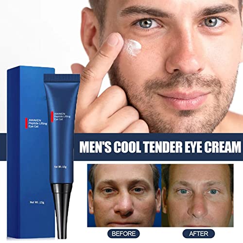 WGUST Мъжки анти-ейдж крем за кожата около очите от бръчки и тъмни кръгове, Мощен Под, Натурален Крем за очи, Мощен Хидратиращ крем под очите, Възстановителен, За всичк?