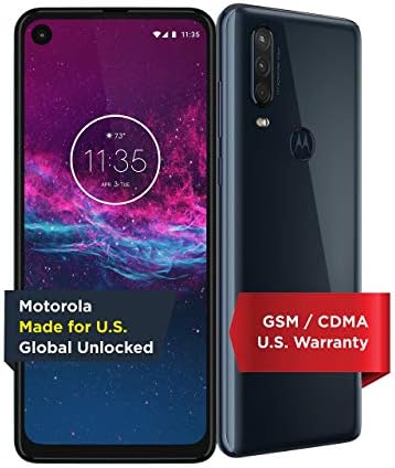 Отключени Motorola One Action - 6,3 инча - 128 GB - Син Деним - PAGL0003US (обновена)