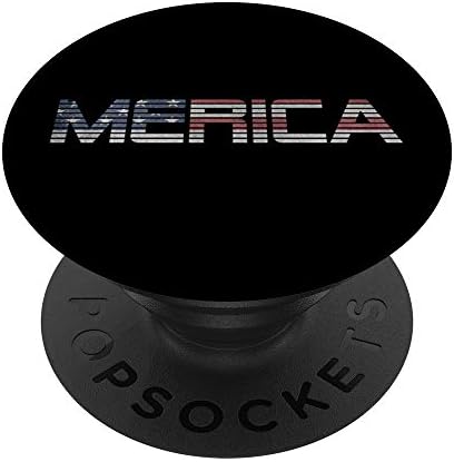 Патриотичен флаг на САЩ Merica реколта контакти със звезди и ивици PopSockets PopGrip: Замяна дръжка за телефони и таблети