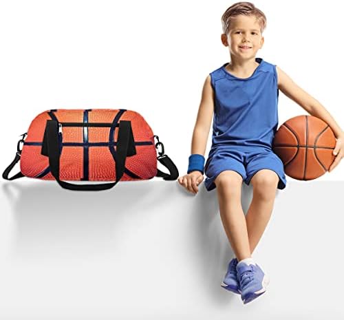 Спортна Чанта за Баскетбол с Топката, Спортна Спортна Чанта за момчета и момичета на Баскетбольную Тема, Чанта за носене през уикенда,