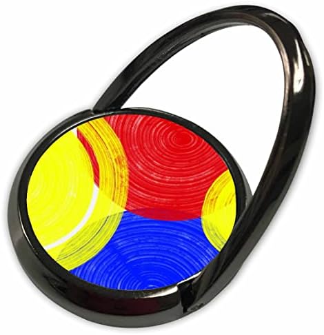 Триизмерно изображение на Припокриване на Червени, жълти и Сини кръгове - Телефонни разговори (phr-362917-1)