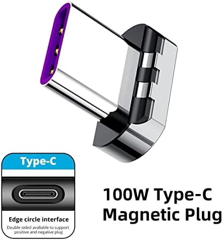 Адаптер BoxWave е Съвместима с Lenovo Yoga Tab 11 (ZA8W) (адаптер от BoxWave) - Адаптер за зареждане под ъгъл MagnetoSnap PD, устройство за зареждане под ъгъл MagnetoSnap PD - Скрийнсейвър - Сребрист