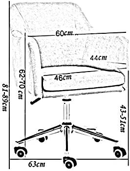 Стол-диван LJHA, Компютърен стол, Седалката за домашно маса, на Стол с повдигане на облегалката и U-Образно седалка, Тканевое стол-диван,