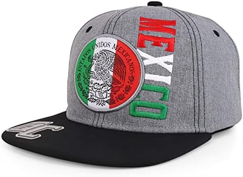 Моден Магазин за дрехи Mexico Eagle Бродирани бейзболна шапка Flatbill възстановяване на предишното положение Cap