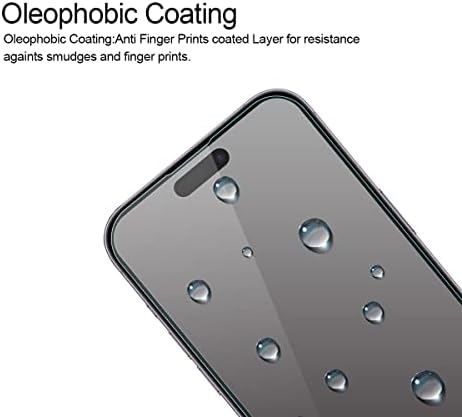 (2 опаковки) Supershieldz е Предназначена за iPhone 14 Pro (6,1 инча) Защитен слой от закалено стъкло със защита от надраскване (тава за лесна настройка) без мехурчета