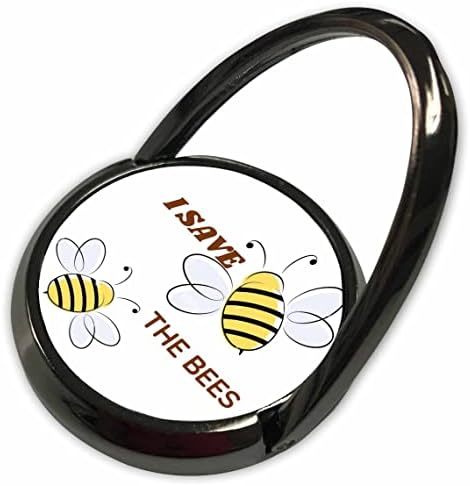 Триизмерно изображение с текст Аз спасаю на пчелите - се Обажда на телефон (phr-360239-1)