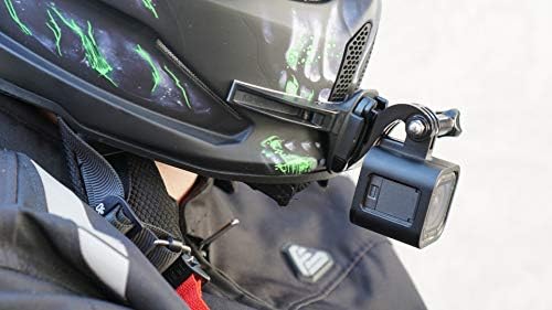 MotoRadds Универсално закрепване за камерата на каска на Мотоциклет, моторни шейни, Полнолицевое планина за брадичката шлем