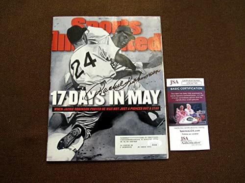 Рейчъл Робинсън Dodger Копито Джаки Робинсън Подписа авто 1997 г. в списанието на Si Jsa - Списания MLB с автограф