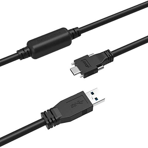 FireNEX-uLink-C™ USB 3.1 Активен кабел Cooper A/M - C/M с Двухвинтовым Фиксирующим кабел (16 м)