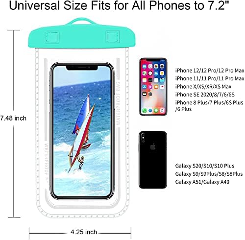 BBANG Универсален Водоустойчив калъф за мобилен телефон Dry Bag за iPhone 12 11 Pro Max XR XS X 8 от 7 до 7 , Samsung Galaxy Note 20