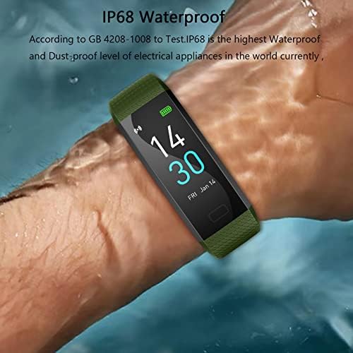 Qonioi Смарт часовник с напълно сензорни водоустойчиви циферблатами часовници, спортни Часовници на открито, фитнес-умни часовници за Android, iOS, подходящи за възрастни