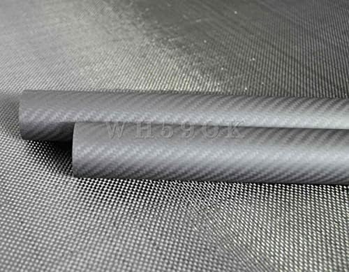 WHABEST 1бр 3K Рулонная Тръби от въглеродни влакна 104 mm OD X 100 мм ID X 500 мм напълно въглероден композитен материал /тръба /ленти от въглеродни влакна