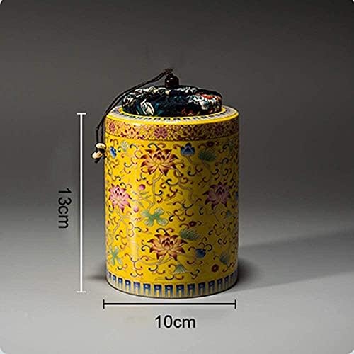 керамични Погребални Урни за праха Възрастни или Кучета, Спомен Кутия за Пепел от Кремация, Керамика с Корк капак-E банки (Цвят: C)